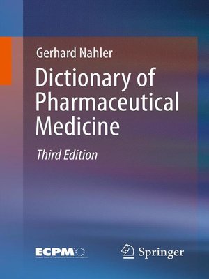 cover image of Dictionary of Pharmaceutical Medicine